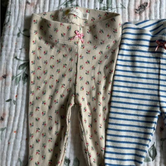 Baby Boden Ribbed Lace Leggings - Picture 10 of 11